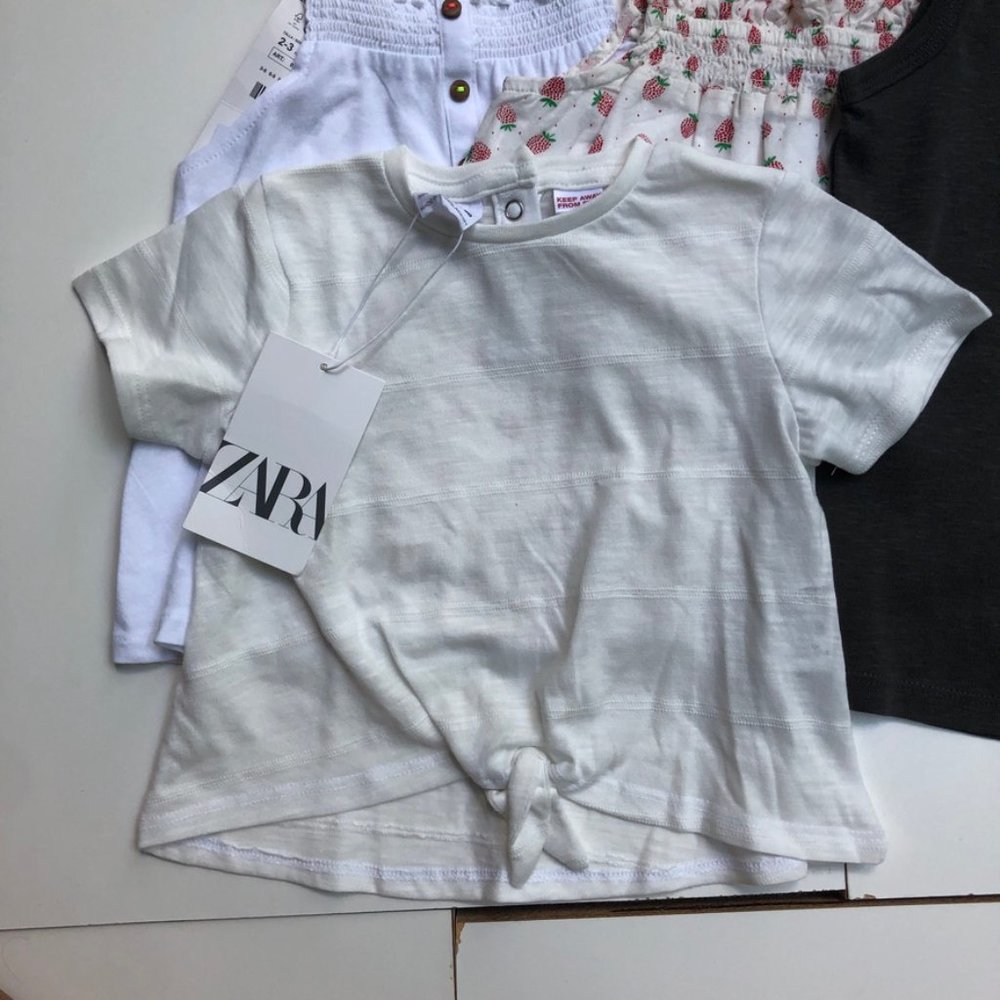 NWT Zara Girl's 5 Piece Bundle of Tops Size 2/3T - Picture 2 of 7